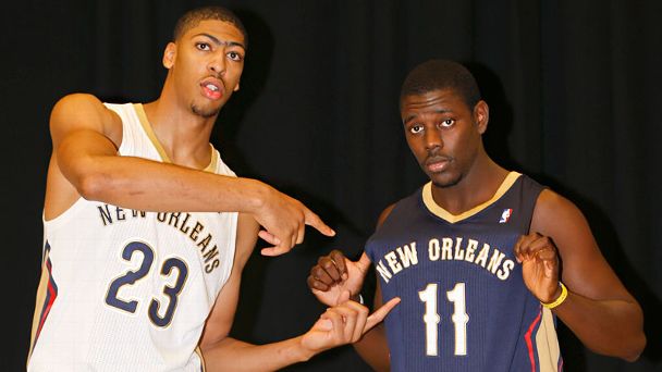 Anthony Davis and Jrue Holiday