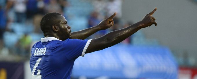 Dinamo Moscow's Christopher Samba banned for responding to racist abuse