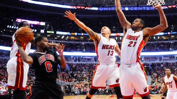 Hassan Whiteside's triple-double helps Miami Heat beat Chicago Bulls - ESPN  - Stats & Info- ESPN