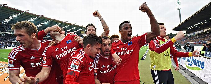 Hamburg hail Bundesliga survival act after defeating Karlsruher