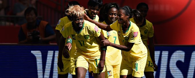 Gaelle Enganamouit leads Cameroon in 6-0 rout over Ecuador