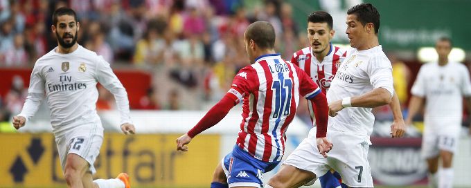 Real Madrid held to goalless draw by Sporting Gijon in Benitez's first game