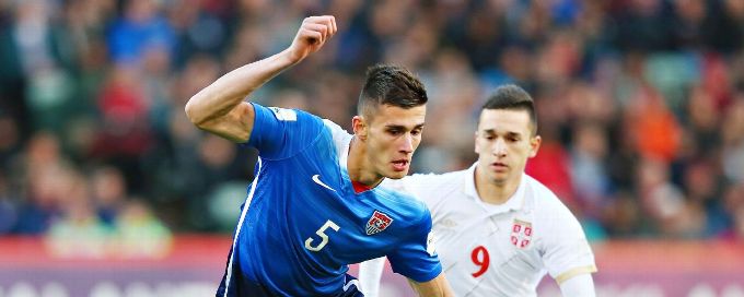U.S. and Reading defender Matt Miazga suspended three matches for fight