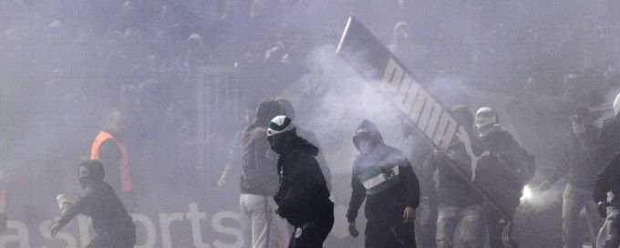 Greek Cup canceled by government after violence in semifinal