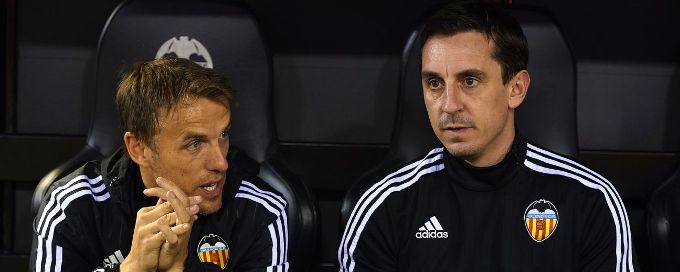 Valencia earn Gary Neville first win, Eibar and Athletic Bilbao cruise