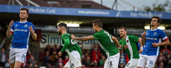 Cork City squeeze past Linfield in Europa League; Aberdeen advance