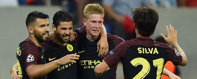 Guardiola starts Man City on right path in Champions League playoff win