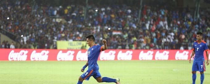Chhetri inspires India to 4-1 win over Puerto Rico