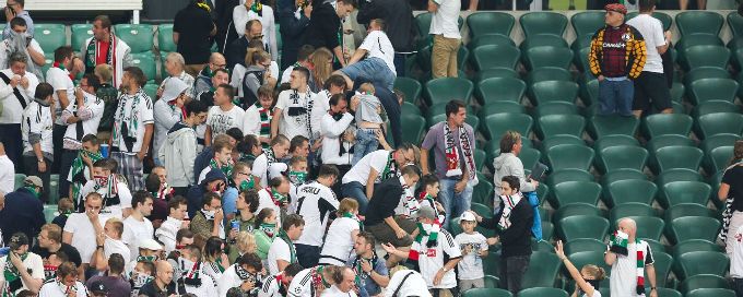 Legia Warsaw punished for second time by UEFA over fan violence