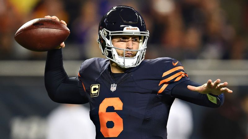 Jay Cutler while playing in the Chicago Bears