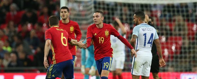 Spain rally late to salvage draw at England; Italy and Germany goalless