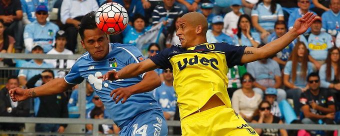 Camargo scores Beckham-like stunner from behind halfway line in Chile