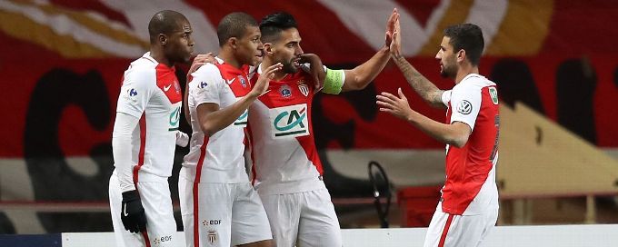 Radamel Falcao's goal helps Monaco advance in Coupe de France