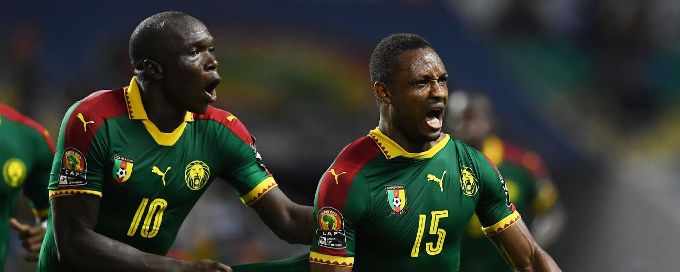 Cameroon come from behind to assume Group A leadership