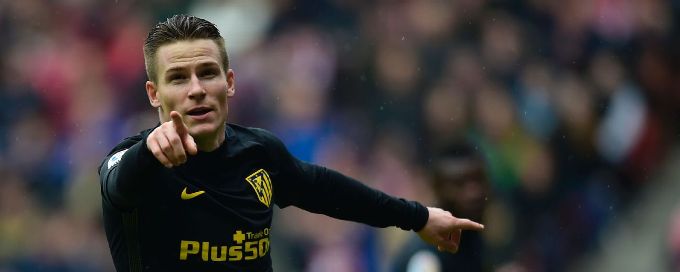 Kevin Gameiro's five-minute hat trick gives Atletico win at Sporting
