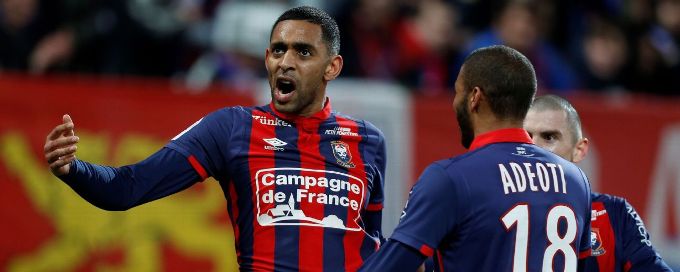 Ronny Rodelin's goal helps Caen win relegation battle over Nancy