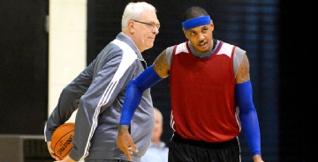 Jackson: 'Busted' Melo pairing forced Knicks exit