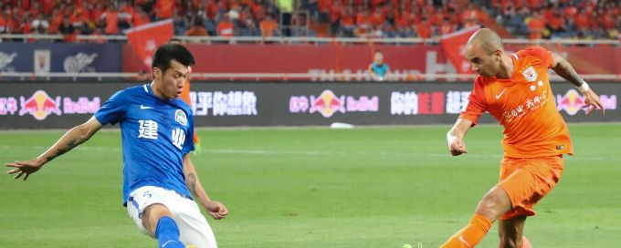 Diego Tardelli's late brace pushes Shandong Luneng past Henan Jianye