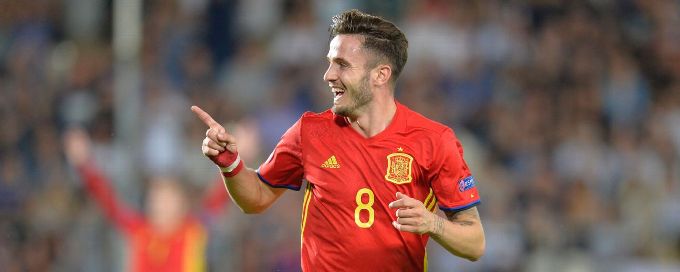 Saul Niguez guides Spain under-21s past 10-man Italy and into final