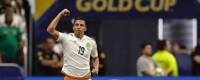 Corona keeps Mexico from slipping in win vs. Curacao to top Group C