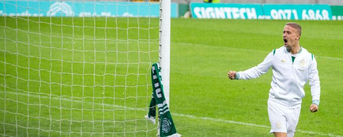 UEFA gives Celtic's Leigh Griffiths one-game ban after Linfield provocation