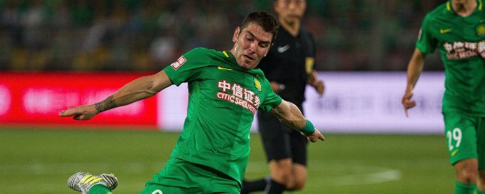 Jonatan Soriano brace fuels Beijing Guoan to fourth straight win