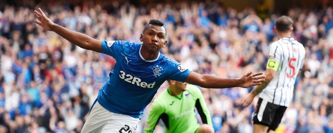 Rangers strike six times in a runaway win against Dunfermline