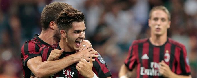 Andre Silva leads AC Milan to 6-0 romp over Shkendija
