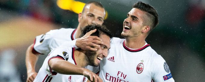 Andre Silva hat trick inspires AC Milan rout against Austria Vienna