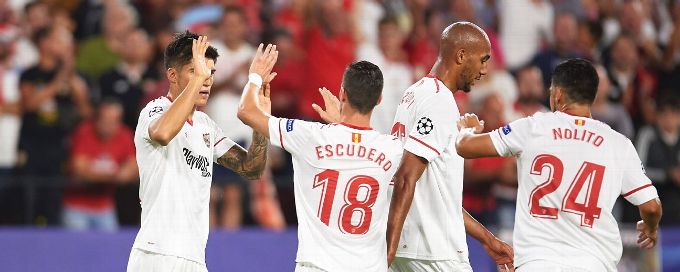 Wissam Ben Yedder hat trick leads Sevilla to victory over Maribor