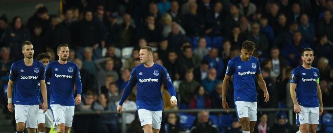 Everton stumble to late draw vs. 10-man Apollon Limassol