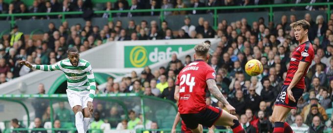 Olivier Ntcham scores as Celtic beat Dundee