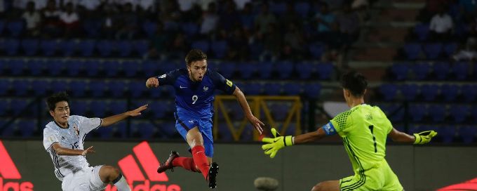 France enter last 16; defeat Japan 2-1