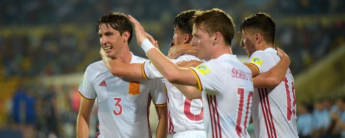 Abel Ruiz penalty takes Spain through to quarterfinals