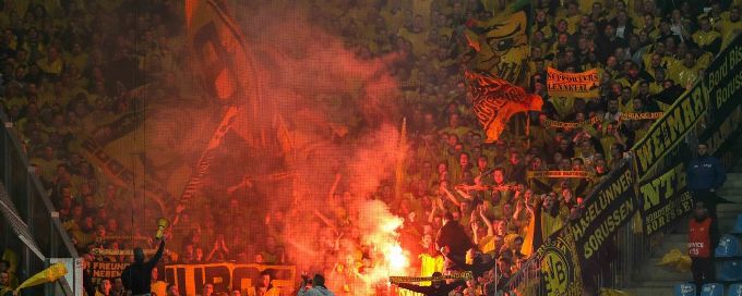 German FA probing Borussia Dortmund, Magdeburg over flares, tifo