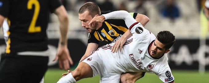 AC Milan made to wait after AEK stalemate in Europa League