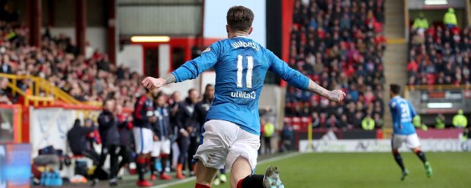 Josh Windass nets hat trick for Rangers to oust Fraserburgh