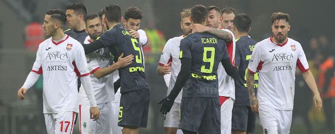 Padelli: Inter 'underestimated' third-tier Pordenone in Coppa Italia