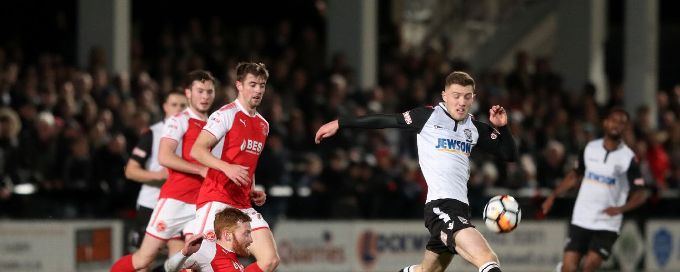 Fleetwood Town earn FA Cup reunion against Jamie Vardy