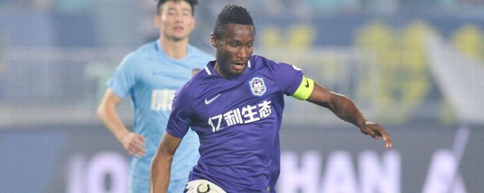 Tianjin Teda midfielder John Obi Mikel denies Everton rumours