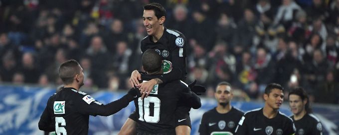 Di Maria hat trick sends PSG into Coupe de France quarters