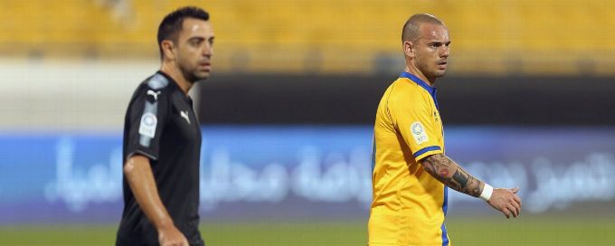 Wesley Sneijder learning ropes of Qatar Stars League from Xavi