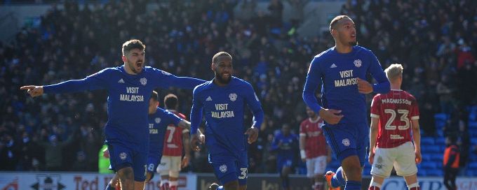 Cardiff City step up promotion push with win over Bristol City
