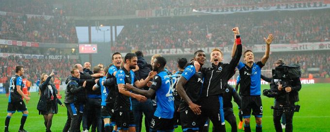 Club Brugge hold Standard Liege to win second Belgian title in three years