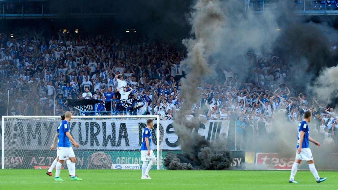 Lech Poznan fan violence 180520