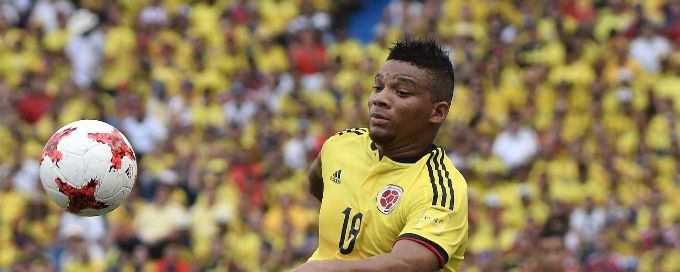 Colombia replace Frank Fabra with Farid Diaz after World Cup training injury