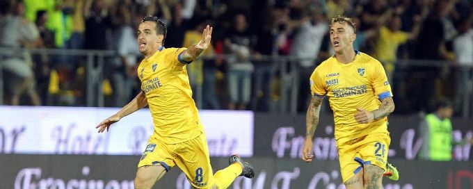Frosinone returns to Serie A after promotion playoff win over Palermo