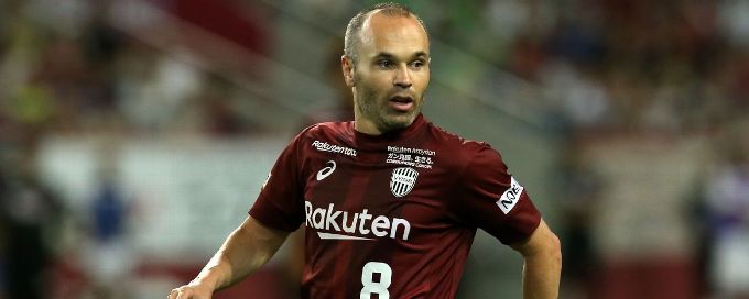 Andres Iniesta, Fernando Torres make J-League debuts - but both lose