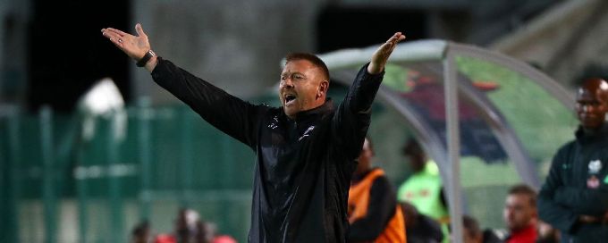 Dejected Eric Tinkler admits TP Mazembe experience counted in Confed Cup final