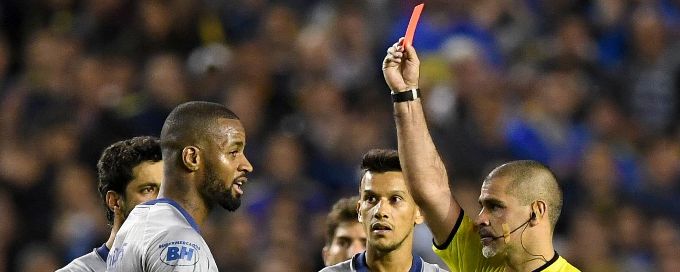 CONMEBOL rescinds VAR red card for Cruzeiro's Dede after horror collision with goalkeeper
